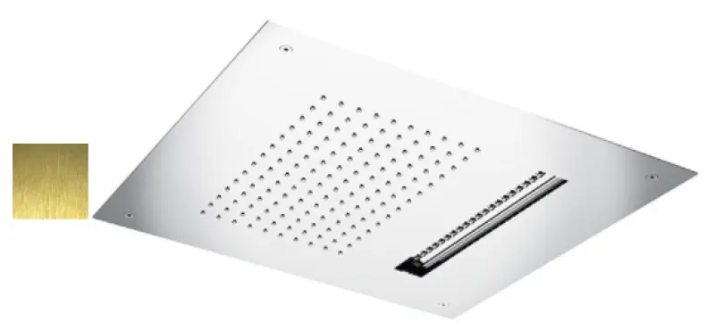 SB Wire Temptation XL Ενσωματωμένη ντους βροχής 2 λειτουργιών PVD Χρυσό 1208955679