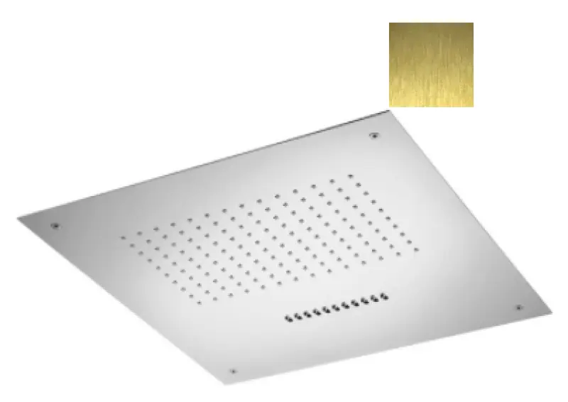 SB Wave Temptation Εντοιχισμένη ντουζιέρα βροχής 2 λειτουργιών PVD Χρυσό 1208955687