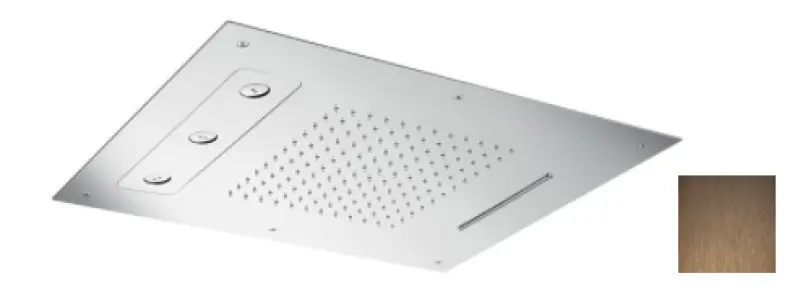 SB Spin Temptation Εντοιχιζόμενο ντους βροχής 3 λειτουργιών PVD Χαλκός 1208955690