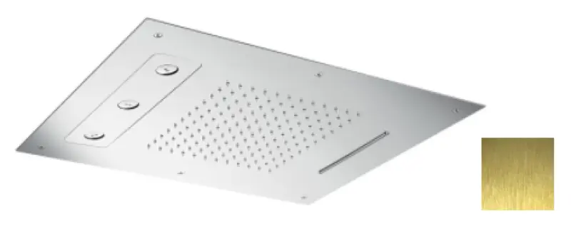 SB Spin Temptation Εντοιχιζόμενο ντους 3-ακτινωτό PVD Χρυσό 1208955692