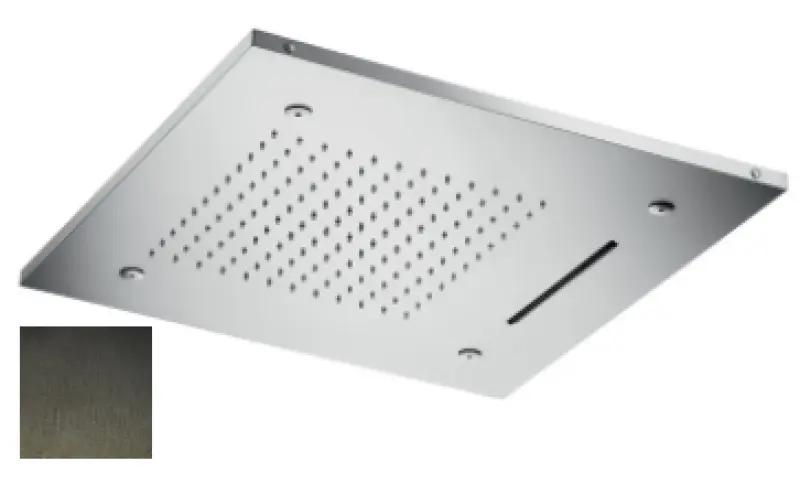 SB Temotion εντοιχισμένη ντους βροχής 3-ακροφύσια PVD Gun Metal 1208955696