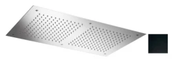 SB Temptation Εντοιχισμένη Ορθογώνια Ντους Βροχής 700x380mm Μαύρο Ματ 1208955701