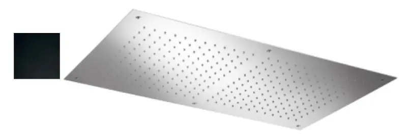 SB Temptation Εντοιχισμένο ορθογώνιο ντους βροχής 900x500mm Μαύρο Ματ 1208955711