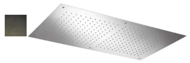 SB Temptation Εντοιχισμένη Ορθογώνια Ντους Βροχής 900x500mm PVD Gun Metal 1208955714