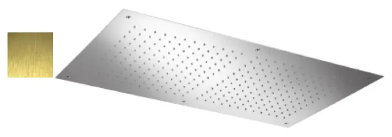 SB Temptation Εντοιχισμένη Ορθογώνια Ντους Βροχής 900x500mm PVD Χρυσό 1208955715