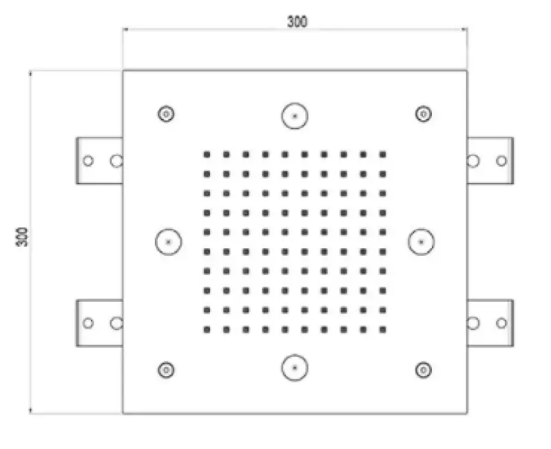 SB Mist Temptation Ενσωματωμένη ντουζιέρα βροχής τετράγωνη 2 ακτίνων 30x30cm πλήρως από ανοξείδωτο ατσάλι 1208955716