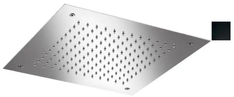 SB Temptation εντοιχιζόμενο τετράγωνο ντους βροχής 38x38cm Μαύρο Ματ 1208955761