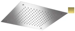 SB Temptation Εντοιχισμένη τετράγωνη κεφαλή ντους 38x38cm PVD Χρυσό 1208955765
