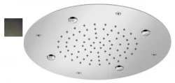 SB Round Mist Εντοιχισμένη Ντους Βροχής PVD Gun Metal 1208955796