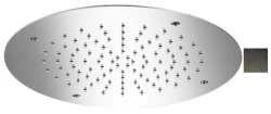 SB Round Temptation εντοιχισμένη κεφαλή ντους βροχής 50 εκ. PVD Gun Metal 1208955809