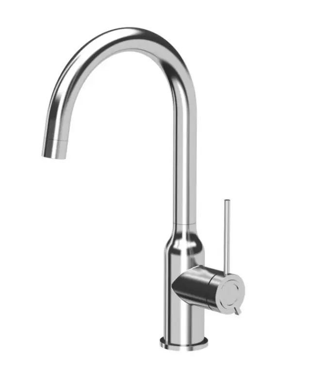 Quadri Stamford μπαταρία κουζίνας χρωμίου με περιστρεφόμενη στρογγυλή έξοδο 1208956110