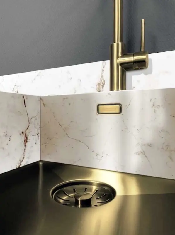 Λορρέιν 42WT πάγκος εργασίας από ανοξείδωτο χάλυβα, νεροχύτης 42x42cm για εντιχίζονται σε κεραμικά ή φυσική πέτρα 1208956234