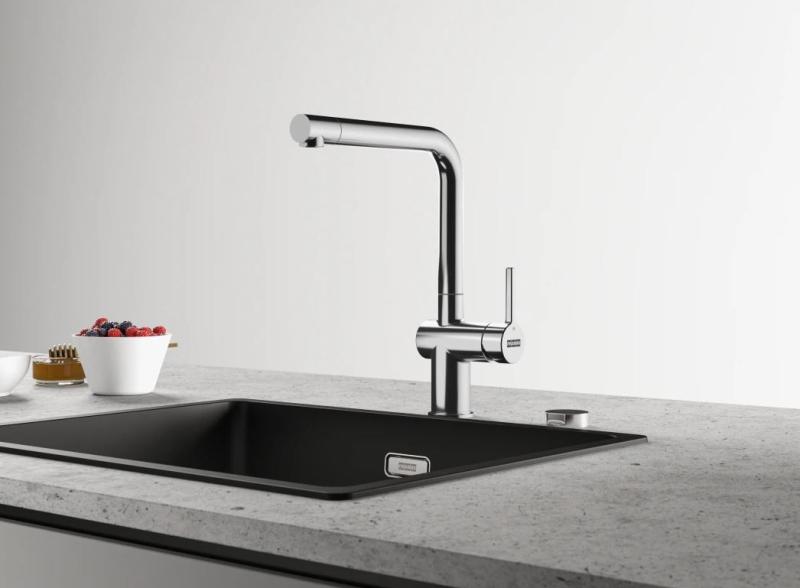 Φράνκε Active L Μπαταρία κουζίνας χρωμέ με περιστρεφόμενη έξοδο 115.0653.298