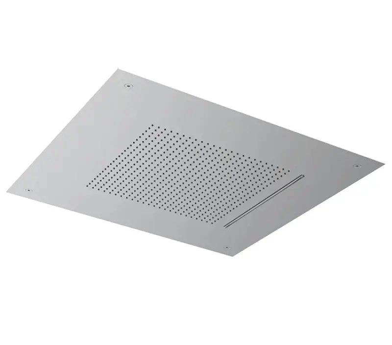 SB Square 316 Εντοιχισμένο Ντους Βροχής Velvet Temptation και Καταρράκτης βουρτσισμένο PVD μαύρο 1208956754