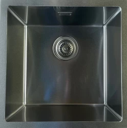 Αυσμαν Τουρτ ανοξείδωτος νεροχύτης PVD NANO 40x40 εντοιχισμένος, επίπεδης κατασκευής και επιφανειακής κατασκευής 1208956947