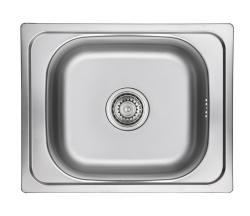 Ausmann Basic ανοξείδωτος νεροχύτης επιφάνειας 50x40 cm με σιφόνι 1208956975