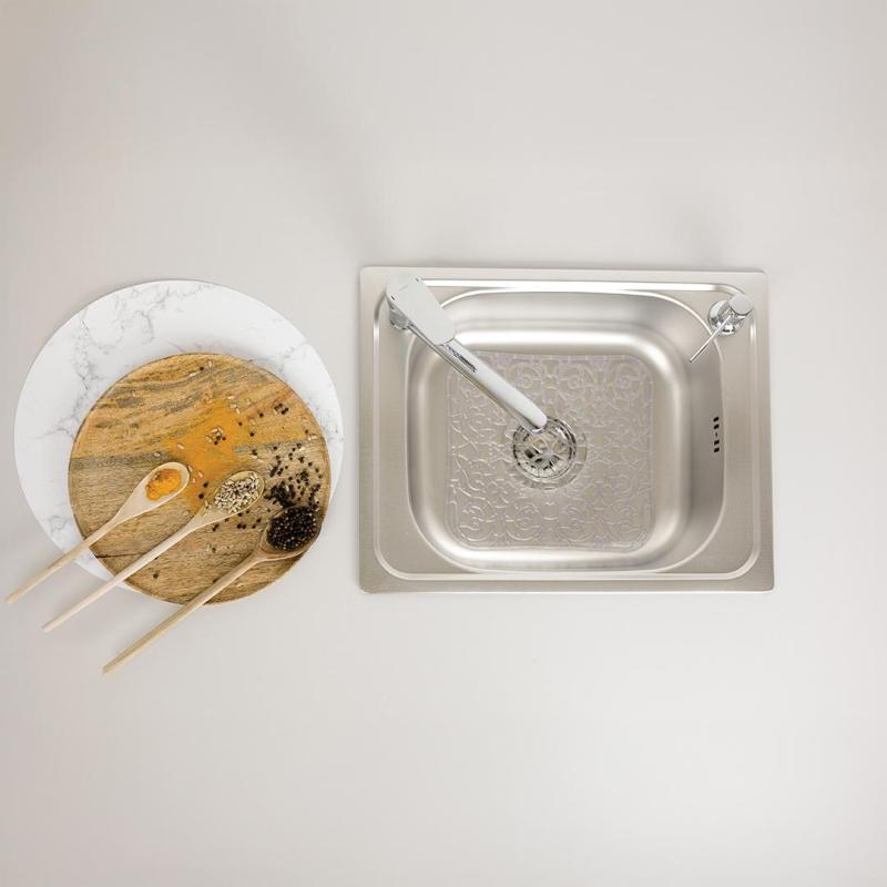 Ausmann Basic λινάτσα ανοξείδωτο αναδιπλούμενο νεροχύτη 50x40 εκ. συμπεριλαμβανομένου του σιφώνα 1208956977