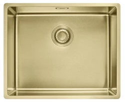 Franke Mythos Masterpiece BXM 210.50 PVD Χρυσός Νεροχύτης 500x410mm Επίπεδη κατασκευή και Υποκατασκευή 127.0674.362