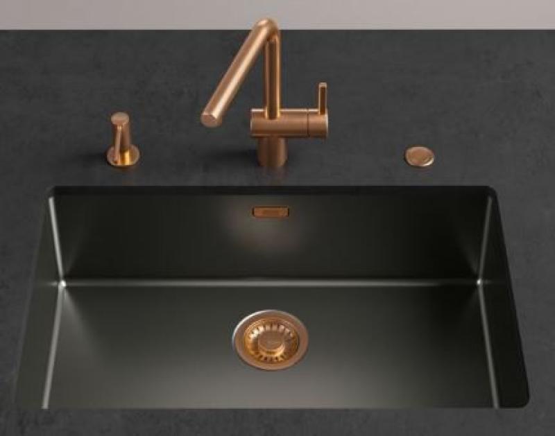 Φράνκε Mythos αριστούργημα σετ σιφονιού χαλκού με υπερχείλιση 112.0652.978