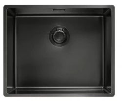 Franke Mythos Masterpiece BXM 210.50 PVD Gun Metal Νεροχύτης 500x410mm Επίπεδη Κατασκευή και Κάτω Κατασκευή 127.0672.129