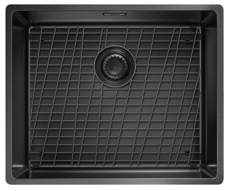 Franke Mythos Masterpiece BXM 210.50 PVD Gun Metal Νεροχύτης 500x410mm Επίπεδη Κατασκευή και Κάτω Κατασκευή 127.0672.129