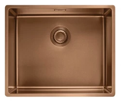 Franke Mythos Masterpiece BXM 210.50 PVD Χάλκινο Νεροχύτης 500x410mm Επίπεδη Κατασκευή και Υποδομή 127.0674.363