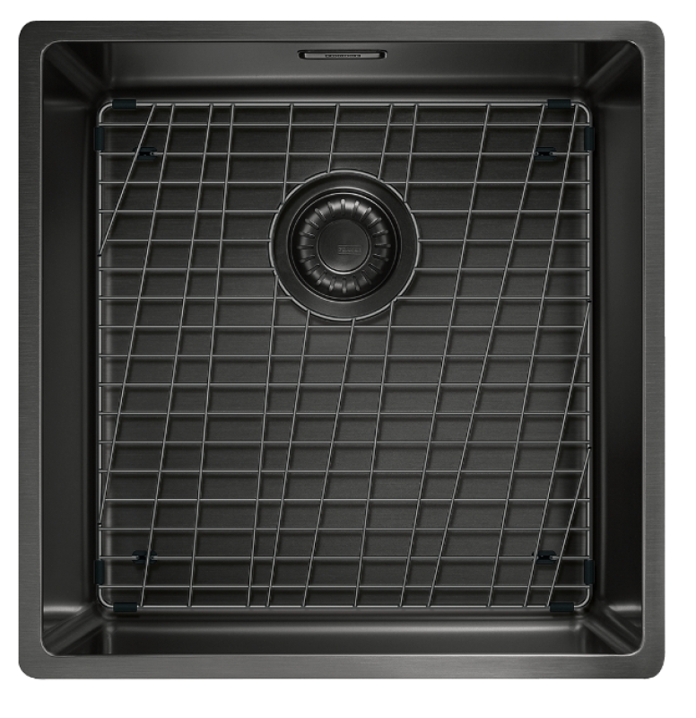 Franke Mythos Masterpiece BXM 210.40 PVD Gun Metal Νεροχύτης 400x410mm Επίπεδη Κατασκευή και Υποκατασκευή 127.0674.537