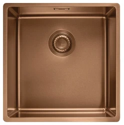 Franke Mythos Masterpiece BXM 210.40 PVD Χαλκός Νεροχύτης 400x410mm Επίπεδη κατασκευή και Υποκατασκευή 127.0674.583