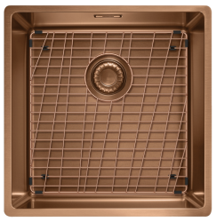 Franke Mythos Masterpiece BXM 210.40 PVD Χαλκός Νεροχύτης 400x410mm Επίπεδη κατασκευή και Υποκατασκευή 127.0674.583