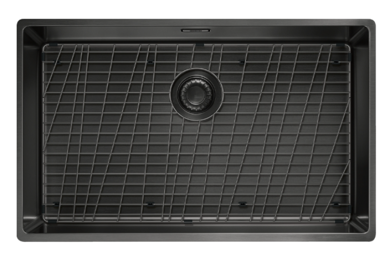 Franke Mythos Masterpiece BXM 210.68 Μεγάλο Gun Metal PVD 685x410mm Επίπεδη και Υποδομή Νεροχύτης 127.0674.440