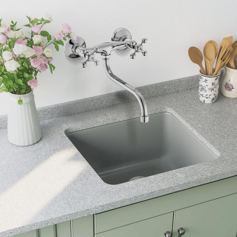 ΑκουαΤρίμο Βιβάλντι κλασική κουζίνα επιτοίχια βρύση χρώμιο 21VV7068CM