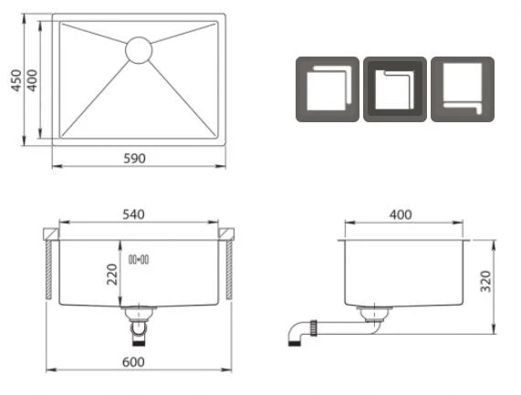 Ausmann Oder roestvrijstalen gootsteen 54x40cm vlakbouw, onderbouw en opbouw extra diep 22cm 1208957113

Αυσμάνν Ώντερ ανοξείδωτος νεροχύτης 54x40εκ επίπεδη κατασκευή, υποκατασκευή και επικάλ