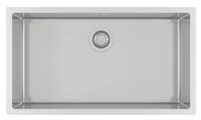 Ausmann Oder μεγάλο ανοξείδωτο νεροχύτη 74x40cm επίπεδη κατασκευή, υποκατασκευή και επικατασκευή εξαιρετικά βαθύς 22cm 1208957114