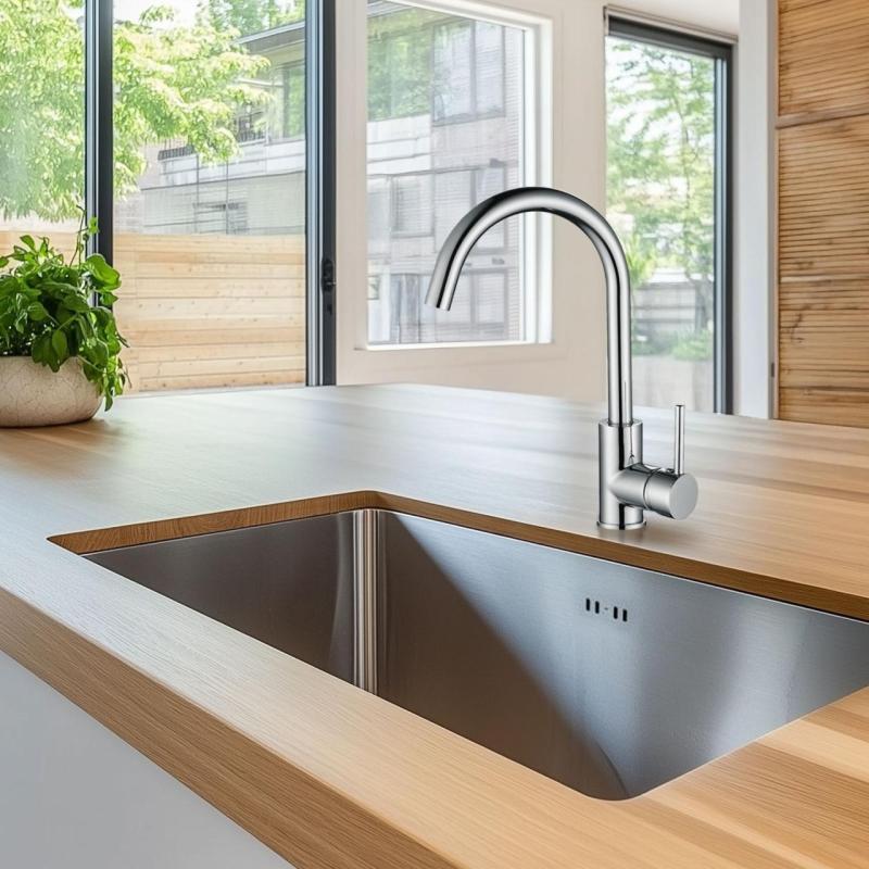 Ausmann Oder μεγάλο ανοξείδωτο νεροχύτη 74x40cm επίπεδη κατασκευή, υποκατασκευή και επικατασκευή εξαιρετικά βαθύς 22cm 1208957114