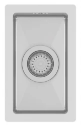 Ausmann Ή μικρός ανοξείδωτος νεροχύτης 16x30cm εντοιχισμένος, υποκατασκευή και επιφανειακή κατασκευή 1208957115