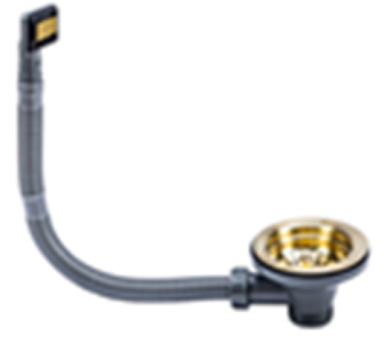 Ausmann Mosel Σετ αποχέτευσης νεροχύτη από ανοξείδωτο χάλυβα με υπερχείλιση 1208957146