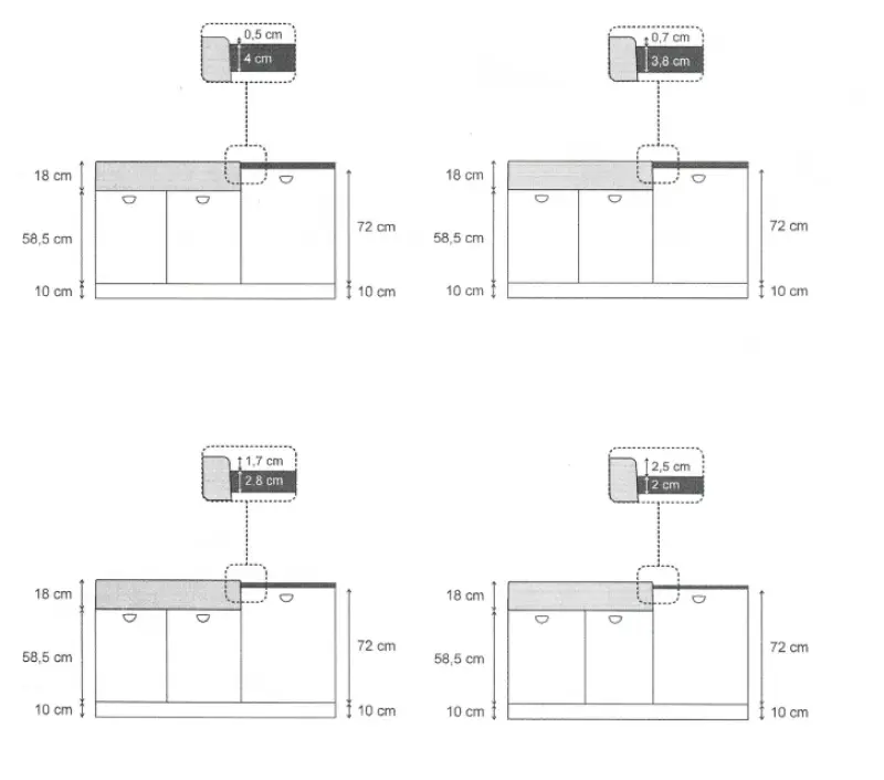 Quadri Minister Double Sink Farmhouse sink matt black country model 90x62cm 1208957210