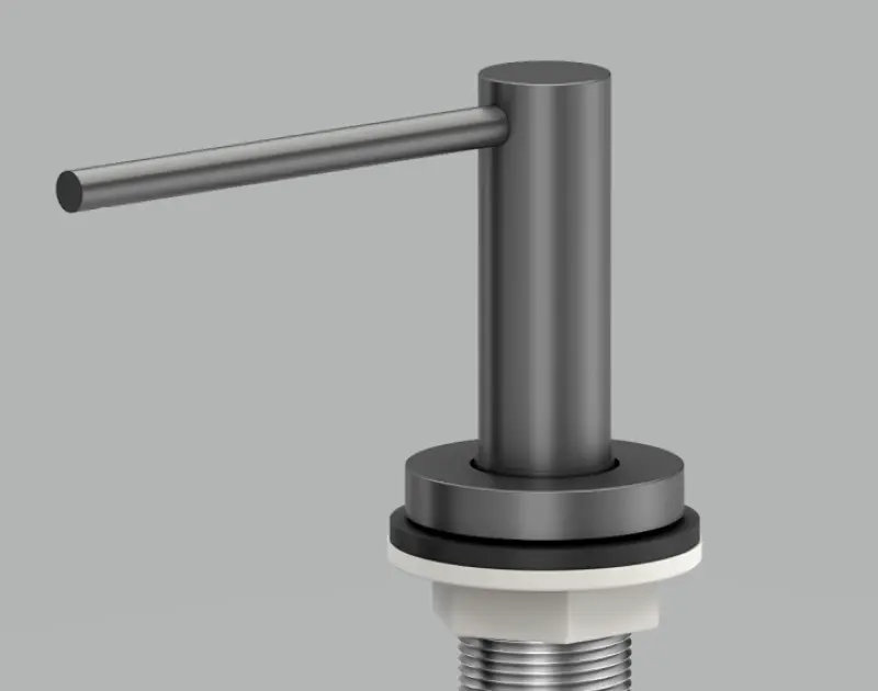 Quadri Swindon Luxe Εντοιχιζόμενη Διανομέας Σαπουνιού gun metal επαναγεμιζόμενη από πάνω 1208957212