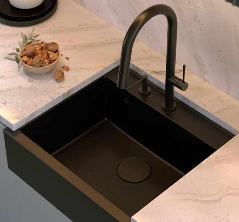 Quadri Swindon Luxe Ενσωματωμένος Διανομέας Σαπουνιού ματ μαύρο, επαναγεμιζόμενος από πάνω 1208957213