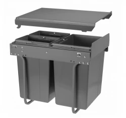 Σύστημα απορριμμάτων εντοιχισμού Garbi Sorter S-40-3 με 3 κάδους απορριμμάτων 1 x 20 και 2 x 10 λίτρων 1208957365