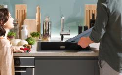 Franke Maris MRG 210 Fragranite μαύρη έκδοση ματ μαύρο νεροχύτη επίπεδης εγκατάστασης