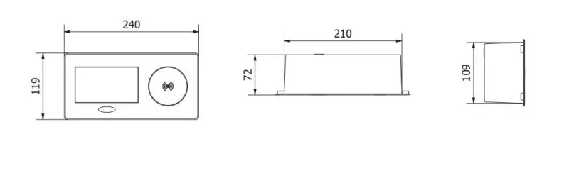 Indux Flip κουζίνας πρίζα γείωσης στην επιφάνεια εργασίας ματ μαύρο με ασύρματο και 2 φορτιστές USB 1208957427