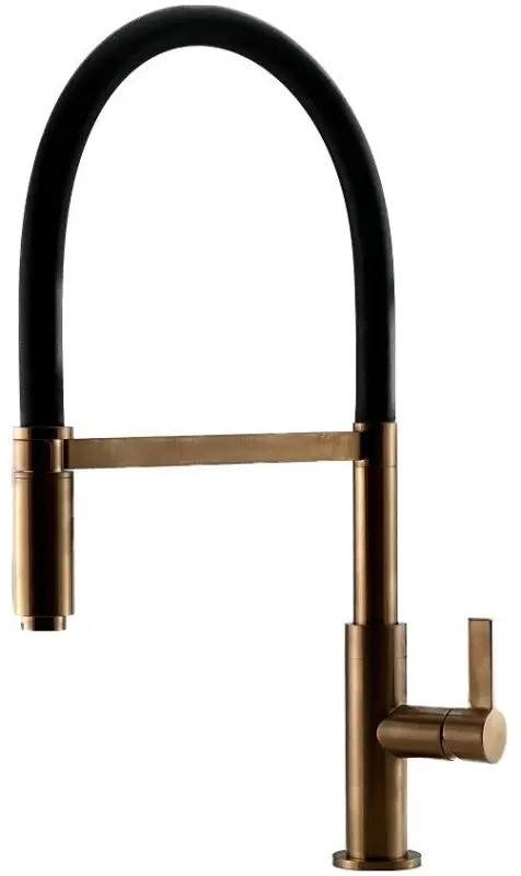 Βρύση κουζίνας από χαλκό Ausmann Lavea PVD με περιστρεφόμενη και ευέλικτη ροή 1208957435