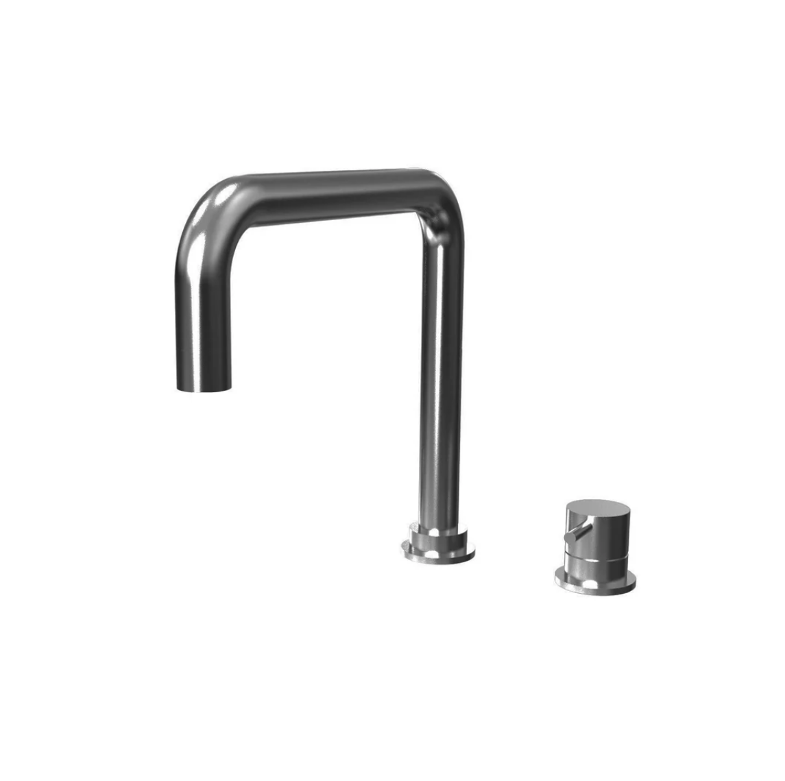 WaterEvolution Flow 2-οπών μπαταρία κουζίνας gunmetal PVD T151HGME