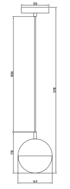 Διακόσμηση Abies μπρούντζινο χρυσό κρεμαστό φωτιστικό με μεταλλικό στρογγυλό ουρανό 3558