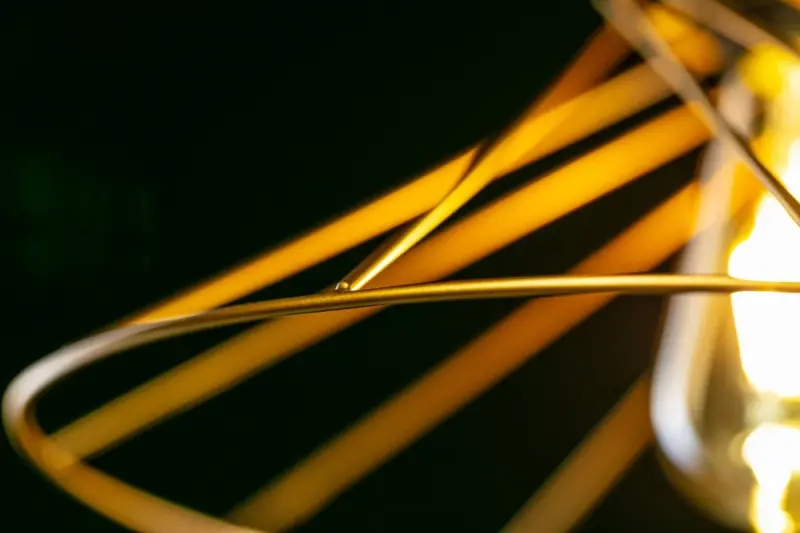 Διακοσμητικό Tilia μοντέρνο χρυσό διακοσμητικό κρεμαστό φωτιστικό με σύρμα 7863