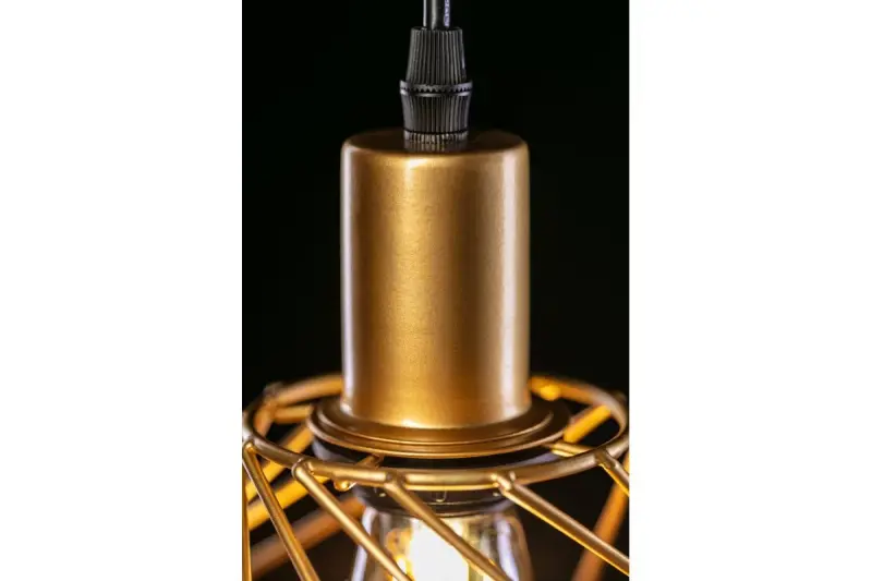 Διακοσμητικό Tilia μοντέρνο χρυσό διακοσμητικό κρεμαστό φωτιστικό με σύρμα 7863