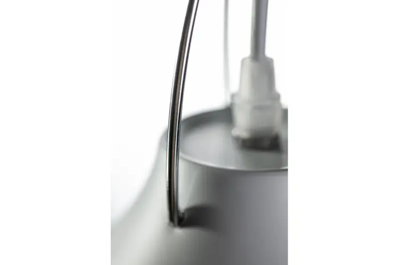 Διακοσμητικό Orient κωνικό μεταλλικό κρεμαστό φωτιστικό λευκό 4451