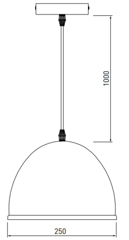 Διακοσμητικό Katilu μαύρο μεταλλικό κρεμαστό φωτιστικό 1884