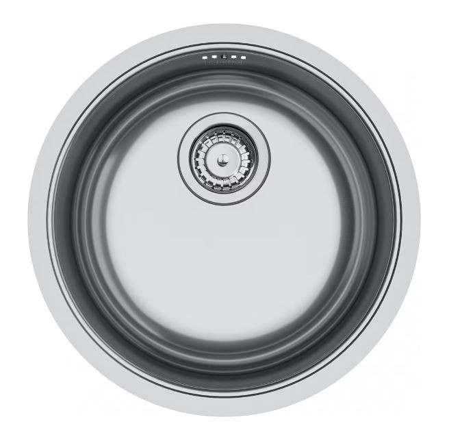 Φράνκε Rondo ROX 210.38 στρογγυλός ανοξείδωτος νεροχύτης 43,9cm επίπεδη εγκατάσταση 127.0688.778